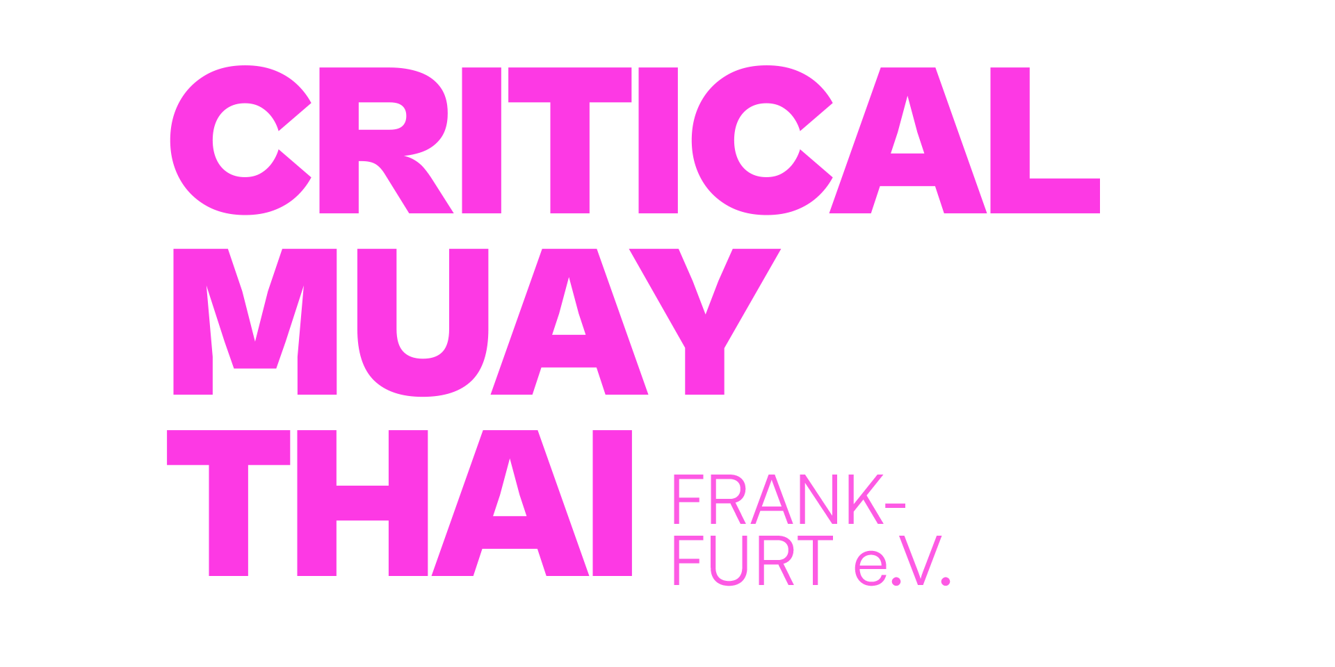 Critical Muay Thai Frankfurt e.V.