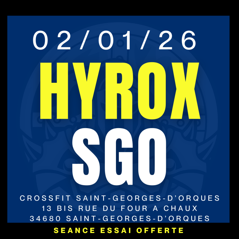 CrossFit Saint-Georges-d'Orques (CrossFit SGO) - HYROX Training Club