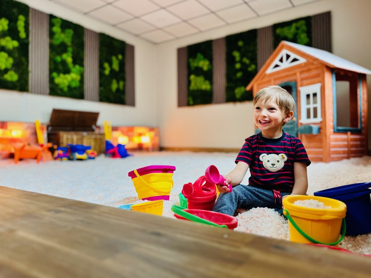 Salzstreuner Salzspielplatz und Baby Spa