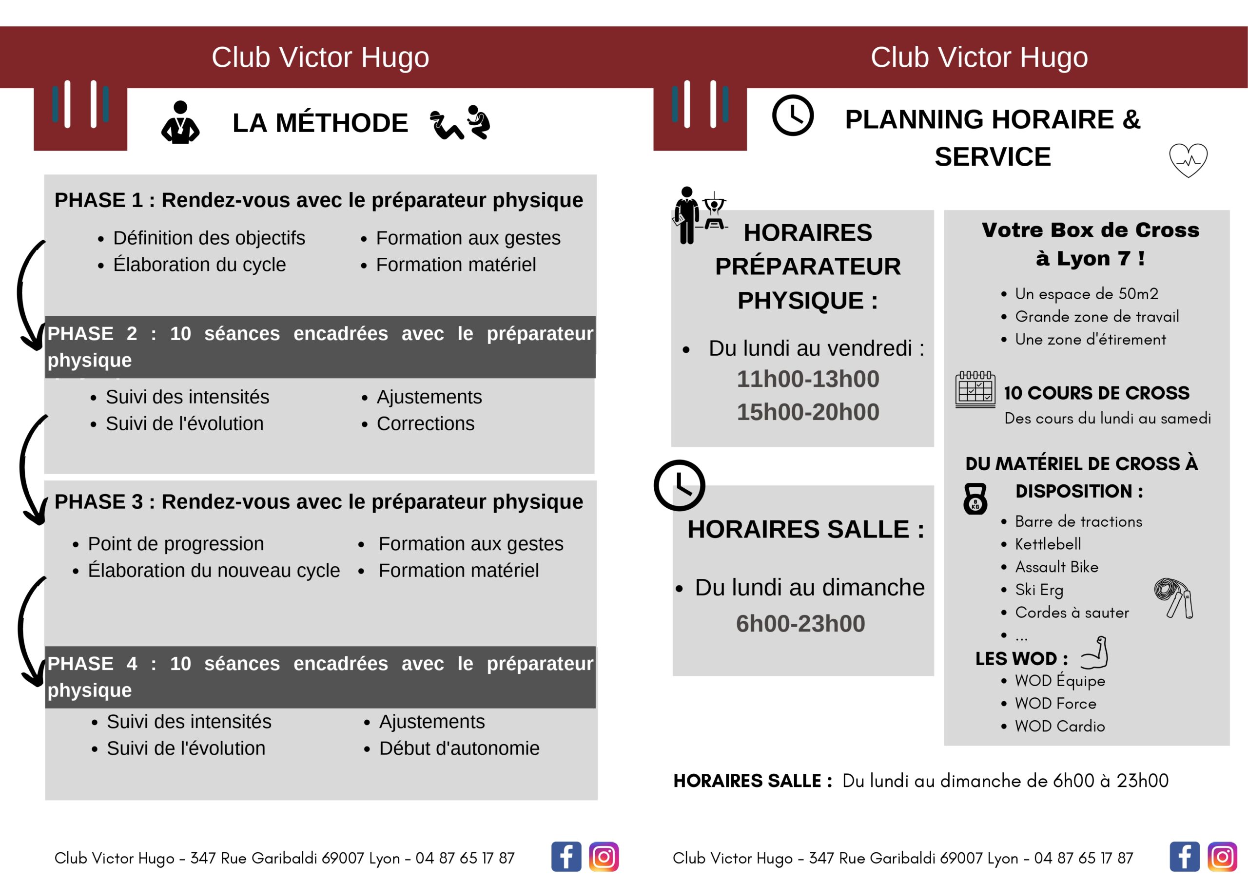 Club Victor Hugo Lyon 7 Blandan