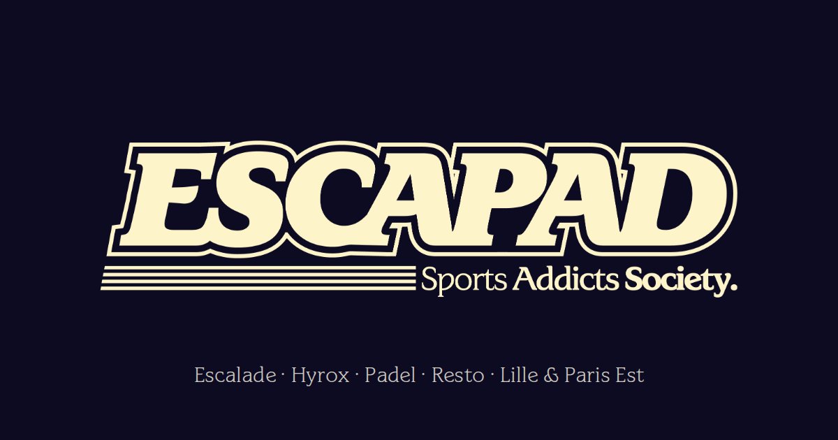 ESCAPAD – Centre d’escalade, restaurant et padel à Lille